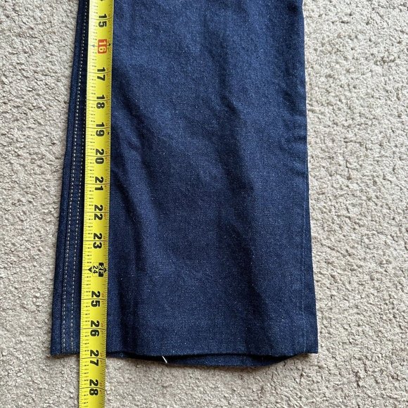 Zara Jeans Women's 8 (28x27) Straight Leg Blue Dark Wash Denim Mid Rise - Picture 10 of 12